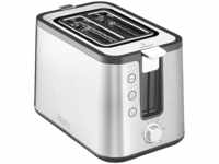 KRUPS KH442 Premium Toaster Control Line Edelstahl/Schwarz (720 Watt, Schlitze:...