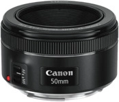 CANON EF - 50 mm f/1.8 EF, STM (Objektiv f&uuml;r Canon EF-Mount, Schwarz)
