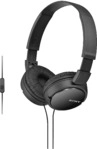 SONY MDR-ZX110AP, On-ear Kopfh&ouml;rer Schwarz