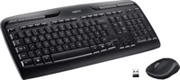 LOGITECH MK330, Tastatur & Maus Set, kabellos, Schwarz