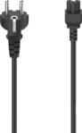 HAMA Schutzkontakt-Stecker auf 3-pol.-Kupplung, Netzkabel, 1,5 m