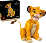 LEGO Disney Classic 43247 Simba, der junge K&ouml;nig L&ouml;wen Bausatz, Mehrfarbig