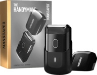MANSCAPED The Handyman Rasier Schwarz (Scherkopf mit Dual-Action, Reinigungsstation: