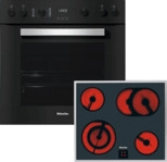 MIELE TwinSet Comfort (Backofen H 2459 E und Kochfeld KM 6003 LPT), Einbauherdset MIELE TwinSet Comfort (Backofen H 2459 E und Kochfeld KM 6003 LPT), Einbauherdset
