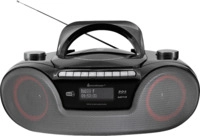 SOUNDMASTER SCD8300SW CD-Radio Boombox, Schwarz