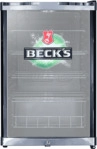 CUBES HC 241 E BECK'S Getr&auml;nkek&uuml;hlschrank (115 l, E, 845 mm hoch, Schwarz / Gr&uuml;n)