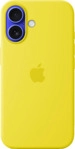 APPLE Silikon Case mit MagSafe, Backcover, Apple, iPhone 16, Sternfrucht