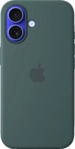 APPLE Silikon Case mit MagSafe, Backcover, Apple, iPhone 16, Seegr&uuml;n