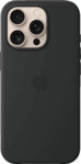 APPLE Silikon Case mit MagSafe, Backcover, Apple, iPhone 16 Pro, Schwarz