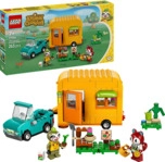 LEGO Animal Crossing 77054 Gerds Wohnwagen & G&auml;rtnerei Bausatz, Mehrfarbig