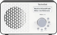TECHNISAT Viola 200 Portables Radio, DAB+, UKW/RDS, DAB, FM, AM, Wei&szlig;/Schwarz