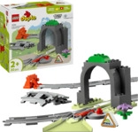 LEGO DUPLO Town 10425 Eisenbahntunnel und Schienen &ndash; Erweiterungsset Bausatz,