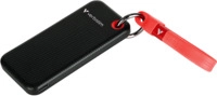 VERBATIM Pocket USB 3.2 Gen 2 Festplatte, 1 TB SSD, extern, Schwarz/Rot