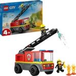 LEGO City 60463 Feuerwehrleiterfahrzeug Bausatz, Mehrfarbig