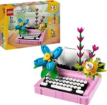 LEGO Creator 31169 Schreibmaschine mit Blumen Bausatz, Mehrfarbig