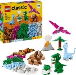 LEGO Classic 11041 Kreative Dinosaurier Bausatz, Mehrfarbig
