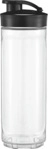 WMF 04.1695.0071 Kult X Trinkflasche Transparent/Schwarz