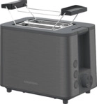 GRUNDIG TA 7340 Toaster Dark Inox (950 Watt, Schlitze: 2)