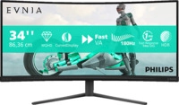PHILIPS 34M2C3500L 34 Zoll WQHD Gaming Monitor 1 ms Reaktionszeit 180 Hz