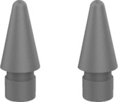 DEQSTER Pencil Tip, 2 St&uuml;ck, Deqster, 2, Grau
