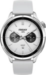 XIAOMI Watch S4 Smartwatch Aluminium mit Titanlegierung Silikon, 22 mm, Silver