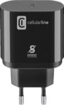 CELLULAR LINE 61428 ACHSMUSB CHARGER PDUSB-C Ladeger&auml;t Samsung 25W, Schwarz