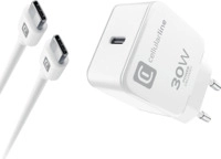 CELLULAR LINE USB-C CHARGER 30W Ladeger&auml;t + Kabel Apple Kit Apple, Wei&szlig;