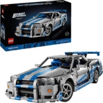 LEGO Technic 42210 2 Fast Furious Nissan Skyline GT-R (R34) Flitzer Bausatz,