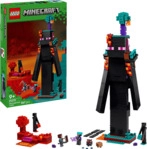 LEGO Minecraft 21279 Der Enderman-Turm Bausatz, Mehrfarbig