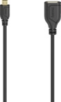 HAMA Flexi-Slim, Micro-USB-OTG-Kabel, 0,15 m