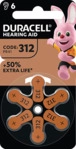 DURACELL DU EASY TAB 312 (PR41) Easy Tab H&ouml;rger&auml;tebatterie, Zink-Luft