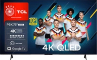 TCL 75P6K 4K HDR TV (Flat, 75 Zoll / 191 cm, 4K, SMART TV)
