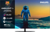 PHILIPS 65OLED810/12 OLED Ambilight TV (Flat, 65 Zoll / 164 cm, UHD 4K, SMART TV,