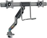 KENSINGTON SmartFit&trade; Dual Monitorarm mit Griff