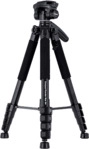 ROLLEI Compact Traveler Star S4 Dreibein Stativ, Schwarz, H&ouml;he offen bis 188 cm
