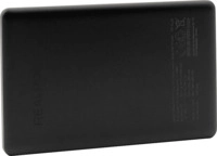 REALPOWER PB-5000 MAG Ultra Slim Powerbank 5000 mAh Schwarz