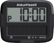 NEEDIT Park Micro Solar Parkscheibe Schwarz