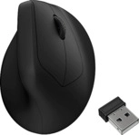 KEYCHRON Keychron M5 8K - Kabellose, Vertikale Ergo Maus, Schwarz
