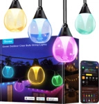 GOVEE Outdoor LED Lichterkette RGBIC/Warmwei&szlig;