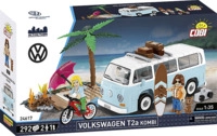 COBI VW T2a Kombi Bausatz, Mehrfarbig