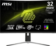 MSI MAG32CQ6PFDE 31,5 Zoll WQHD Curved Gaming Monitor 0,5 ms Reaktionszeit 180 Hz