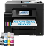 EPSON EcoTank ET-5855 - nachf&uuml;llbarer 4-in-1 Tintentankdrucker inkl. Tinte, ADF,