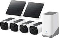 EUFY Cam E40 Starter-Set 4+1 - Kamera mit HomeBase 3 und Solarpanel 2K,