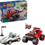 LEGO Sonic 77118 Silvers Auto vs. Knuckles' Monstertruck Bausatz, Mehrfarbig