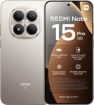 XIAOMI REDMI Note 15 Pro 5G 256 GB Titanium Dual SIM