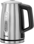 BARTSCHER 200133 1.7LD Wasserkocher, Silber/Schwarz