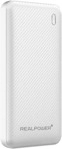 REALPOWER PB 10000 Plus, Powerbank 10.000 mAh Wei&szlig;