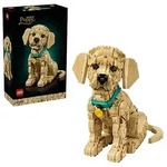 LEGO Icons 11384 Golden Retriever Welpe Bausatz, Mehrfarbig