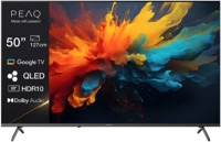 PEAQ PTV 50GQU-5025C Google QLED UHD TV (Flat, 50 Zoll / 126,0 cm, 4K, SMART TV)