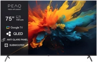 PEAQ PTV 75GQU-5025C AG TV (Flat, 75 Zoll / 189,0 cm, QLED 4K, SMART TV)